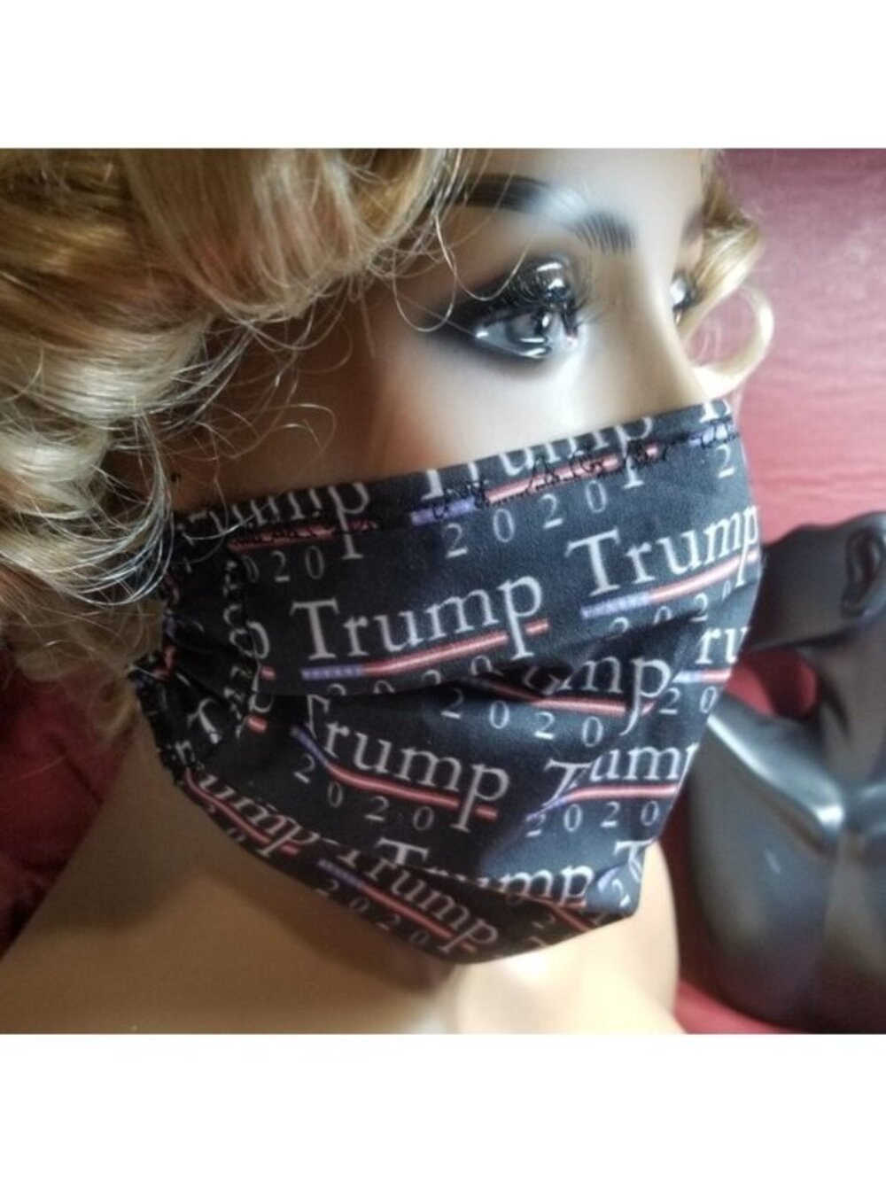 Cloth Face Mask - Silver/Copper Filters-Trump
